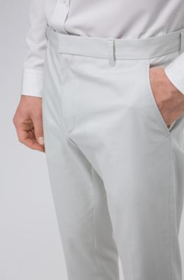 hugo boss white trousers