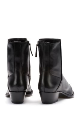 hugo boss leather boots