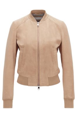 hugo boss womens leather jacket