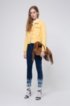 Slim-fit jacket in coloured stretch denim, Light Yellow