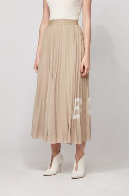 hugo boss pleated skirt