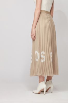 maxi skirt with elasticated waistband