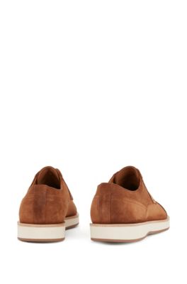 hugo boss suede derby shoes