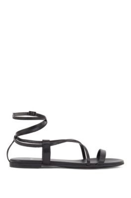 hugo boss leather sandals