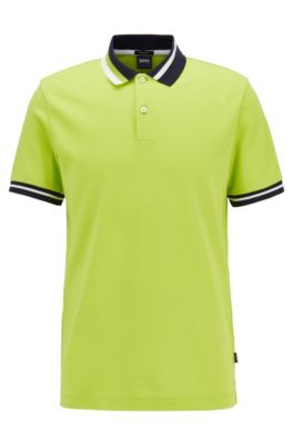 BOSS - Cotton polo shirt with 