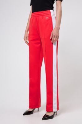 red hugo boss tracksuit