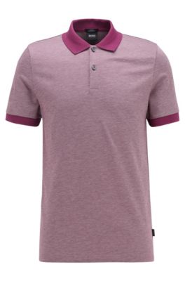 hugo boss purple t shirt