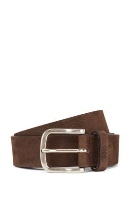 nubuck leather belt
