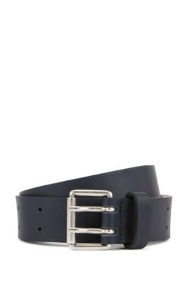 double leather belt