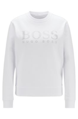 white hugo boss sweater