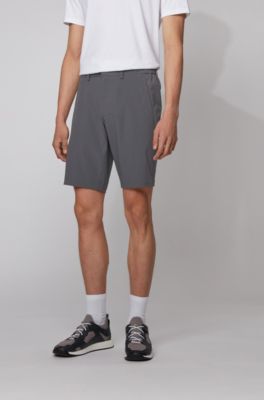 hugo boss shorts with zip pockets