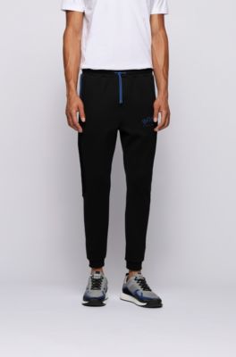 black skinny fit joggers