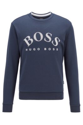 boss blue sweatshirt