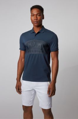 cotton blend polo shirts