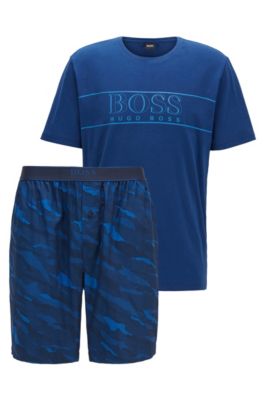 hugo boss t shirt and shorts set