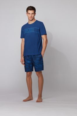 hugo boss shorts and t shirt set mens