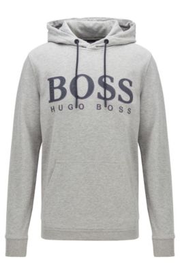 grey boss hoodie
