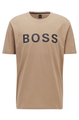 hugo boss beige t shirt