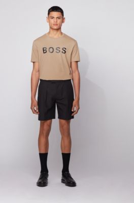 hugo boss beige t shirt