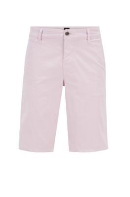 BOSS - Slim-fit chino shorts in 