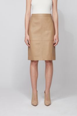 hugo leather skirt price