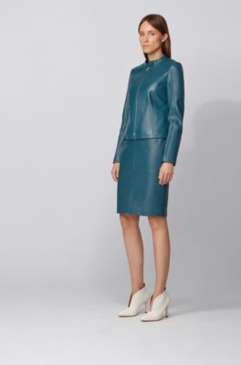 hugo boss skirt suit