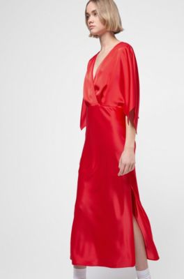 hugo boss red dress