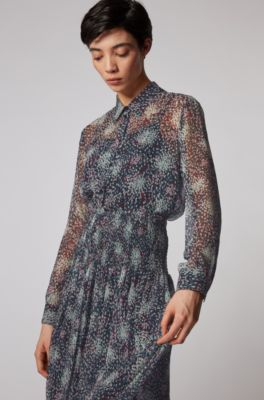 blusas en seda estampada