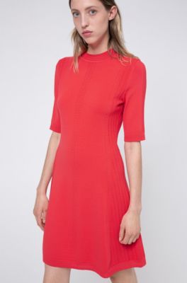 hugo boss knitted dresses