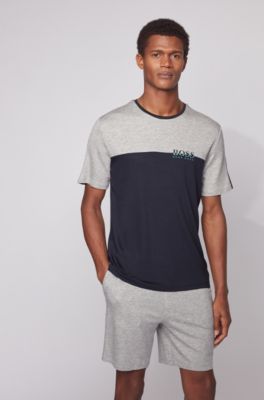 hugo boss shorts and t shirt set mens