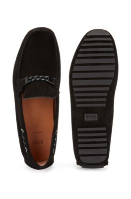 hugo boss suede driving shoes