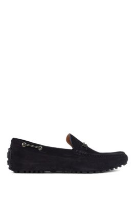 boss suede loafers