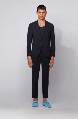 suit with moccasins