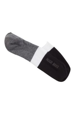 BOSS - Colour-block invisible socks in 