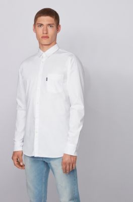 boss slim fit stretch shirt