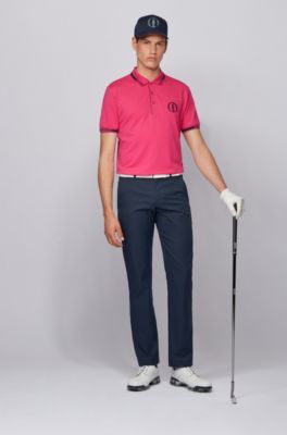 hugo boss mens golf shirts