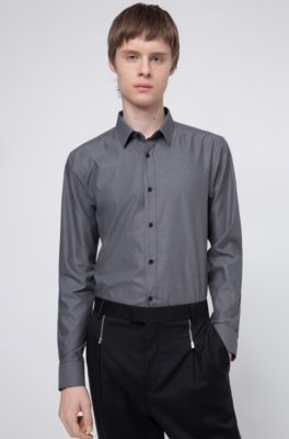 structure slim fit stretch shirt