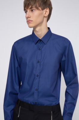 structure slim fit stretch shirt