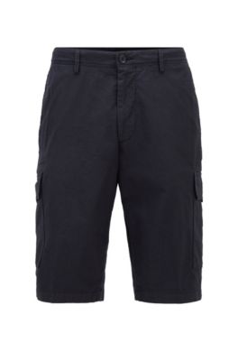 BOSS - Cargo shorts in stretch cotton