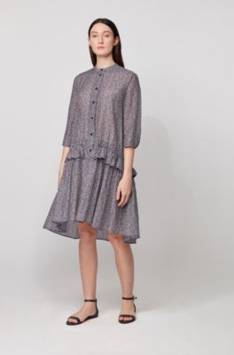 hugo boss polka dot dress