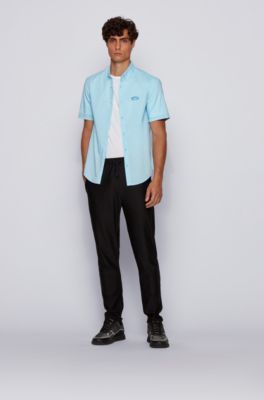 hugo boss white jilias oxford shirt