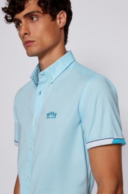 hugo boss white jilias oxford shirt