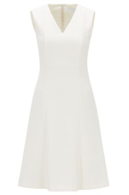 hugo boss white dress
