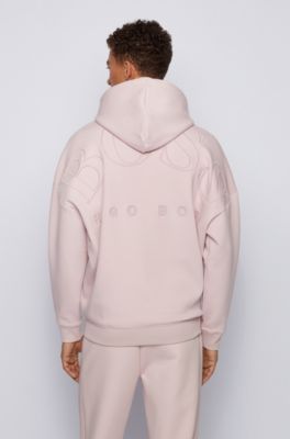 BOSS - Unisex hoodie in stretch fabric 