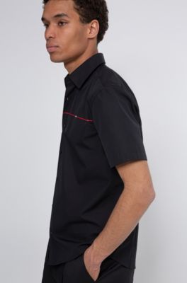 chemise homme noire hugo boss