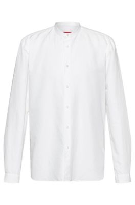 hugo boss plain white shirt