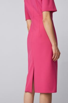 hugo boss pink dress