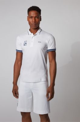 hugo boss slim fit polo sale