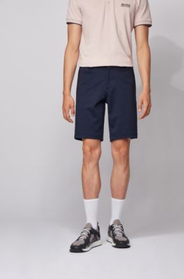 slim fit stretch shorts