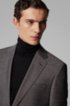Regular-fit suit in melange wool, Grey